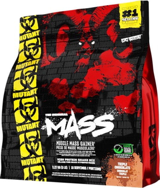 Гейнер Mutant Mass 2270 г Triple Chocolate (627933026664) - зображення 1