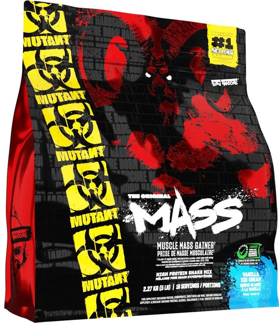 Гейнер Mutant Mass 2270 г Vanilla Ice Cream (627933026657) - зображення 1
