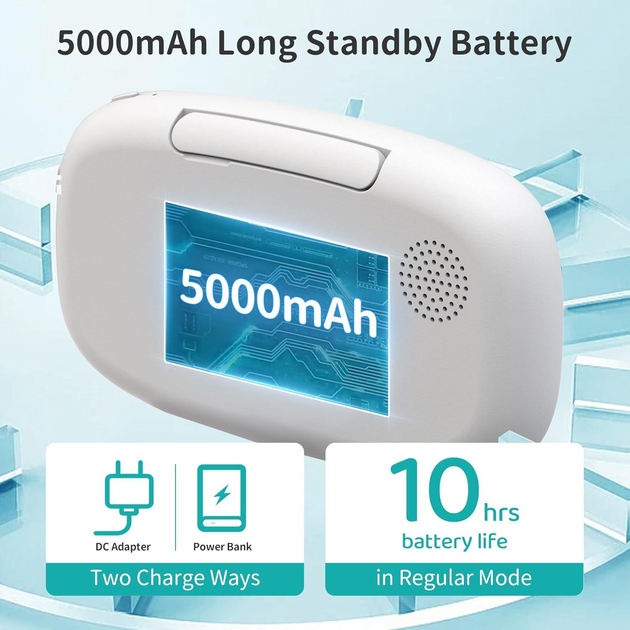 Камера 360 видеонаблюдения видеоняня VIZOLINK VB10S с 5,5-дюймовым экраном 5х увеличения, VOX, не требует WiFi - изображение 5