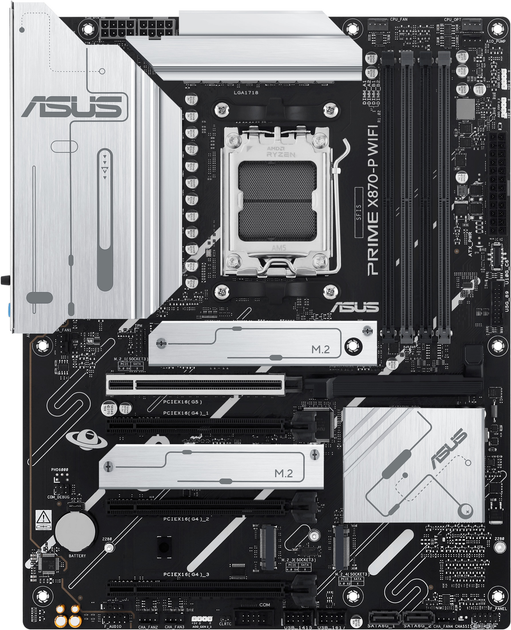 Płyta główna Asus PRIME X870-P Wi-Fi (sAM5, AMD X870, PCI-Ex16) - obraz 1