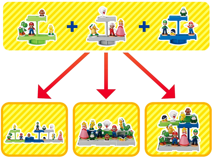 Zestaw zabawek Epoch Games Super Mario Balancing Game Castle Stage (5054131073605) - obraz 6