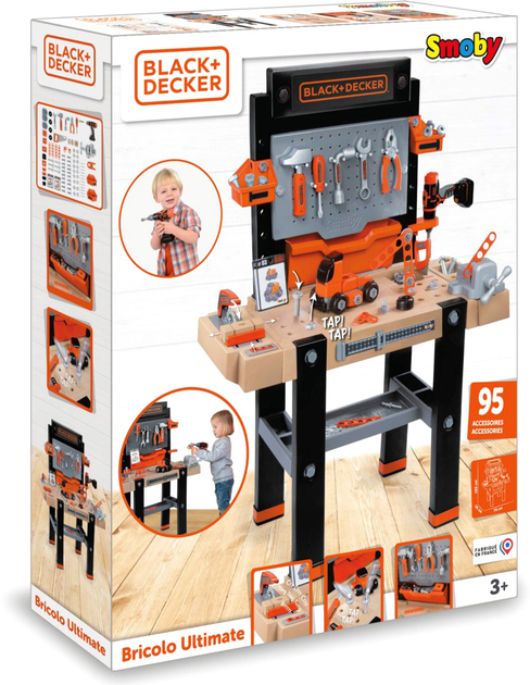 Іграшковий набір Smoby Black & Decker Bricolo Workshop Ultimate (3032163607304) - зображення 1