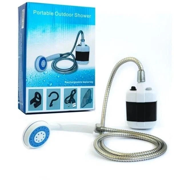 Душ аккумуляторный туристический переносной портативный мобильный Portable Outdoor Shower 5874 - Фото 2 Душ аккумуляторный туристический переносной портативный мобильный Portable Outdoor Shower 5874 - изображение 2
