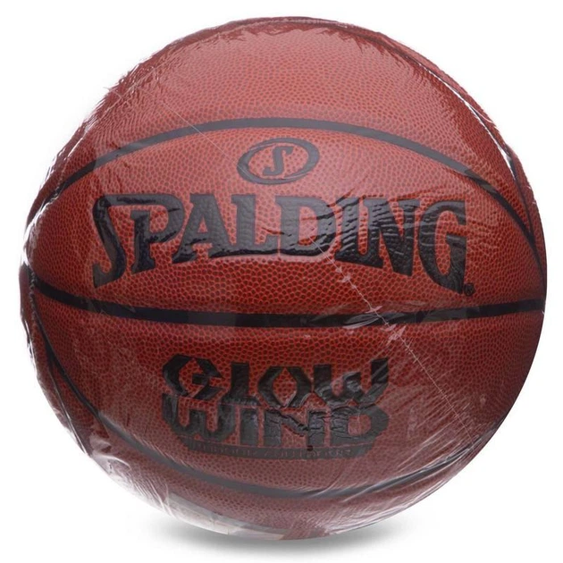Баскетбольный мяч Spalding Glow Wind, размер 7, полиуретан, армированная бутиловая камера, для зала и улицы(OB_4AC7D9BD39AE) - изображение 6