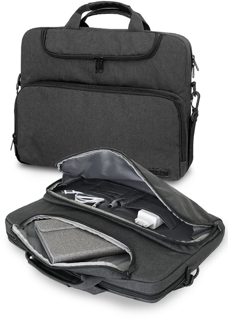 Torba na laptopa SUBBLIM Air Padding 15.6" Grey (SUBLB-4APLB60) - obraz 2