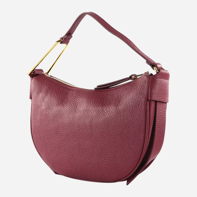 Torebka hobo damska skórzana Coccinelle E1NE0130301-R77 Bordowa - obraz 4