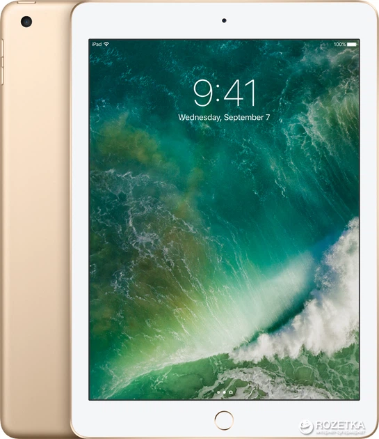 【iPad　第5世代】128GB　MPGW2J/A　A1822 Планшет Apple iPad A1822 Wi-Fi 128GB Gold (MPGW2RK/A) – фото