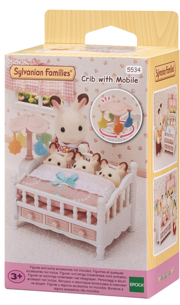 Zestaw Sylvanian Families Łóżeczko z karuzelką (SLV5534) - obraz 1