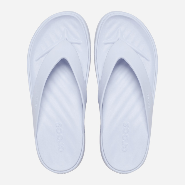 Жіночі в'єтнамки для пляжу Crocs Getaway Flip 209589-5AF 41-42 (M8/W10) 26 см Світло-блакитні (196265614455) - зображення 3