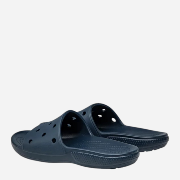 Чоловічі шльопанці для пляжу Crocs Jibbitz Classic 206121-NAV 41-42 (M8/W10) 26 см Темно-сині (191448509597) - зображення 4