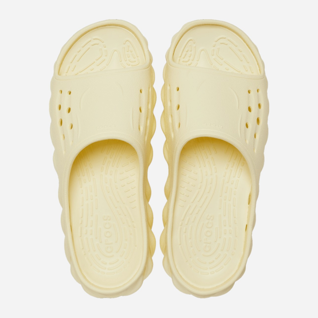 Жіночі шльопанці для пляжу Crocs Echo 208170-76O 38-39 (M6/W8) 24 см Світло-бежеві (196265562169) - зображення 3