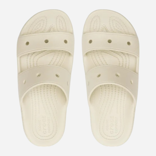 Klapki damskie basenowe Crocs Classic Sandal Sulphur Soufre 206761-BONE 41-42 (M8/W10) 26 cm Beżowe - obraz 6