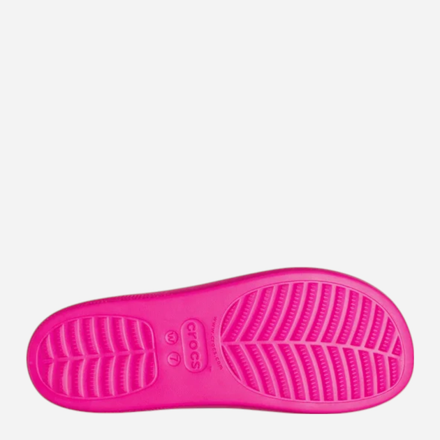 Жіночі шльопанці для пляжу Crocs Classic Platform Slide 208180-6TW 42-43 (M9/W11) 27 см Рожеві (196265652877) - зображення 5