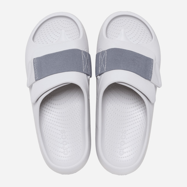 Чоловічі шльопанці для пляжу Crocs Mellow Luxe Recovery Slide 209413-1FT 41-42 (M8/W10) 26 см Світло-сірі (196265656509) - зображення 3