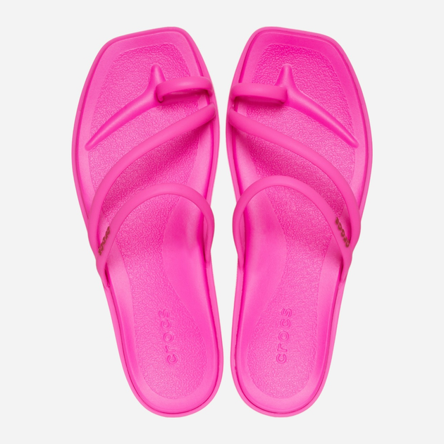 Жіночі шльопанці Crocs Miami Toe Loop 209862-6TW 39-40 (M7/W9) 25 см Рожеві (196265668991) - зображення 3