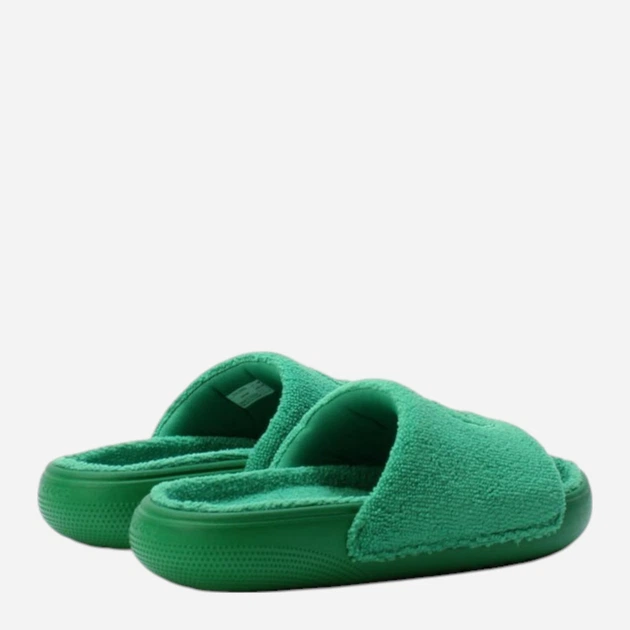 Klapki męskie Crocs Classic Towel Slide 209962-3WH 46-47 (M12) 30 cm Zielone - obraz 3
