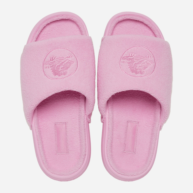 Жіночі шльопанці Crocs Classic Towel Slide 209962-6WY 38-39 (M6/W8) 24 см Світло-рожеві (196265675784) - зображення 3
