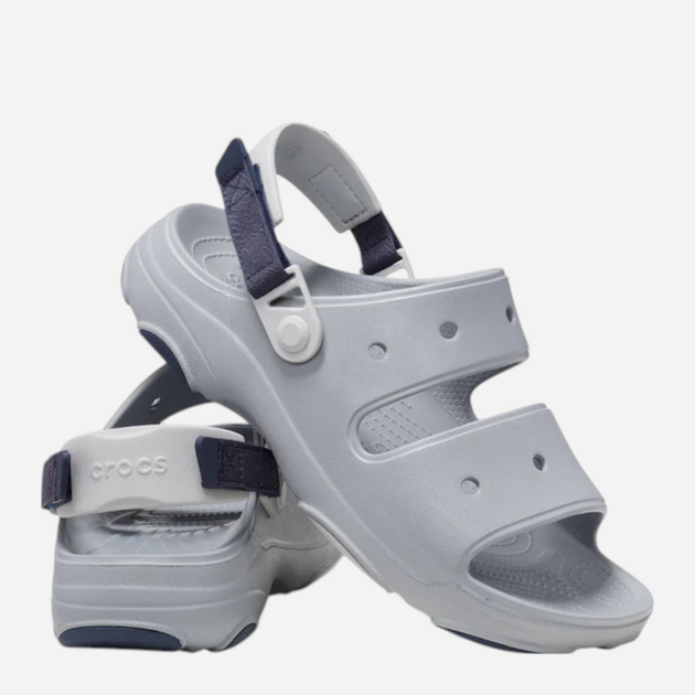 Жіночі сандалії Crocs Classic All Terrain 207711-007 37-38 (M5/W7) 23 см Світло-сірі (196265229697) - зображення 3