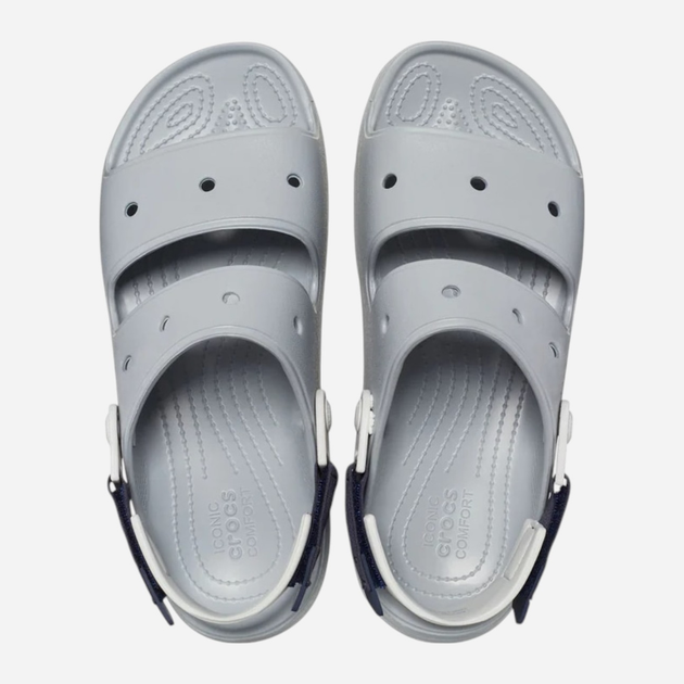 Чоловічі сандалії Crocs Classic All Terrain 207711-007 41-42 (M8/W10) 26 см Світло-сірі (196265229727) - зображення 5
