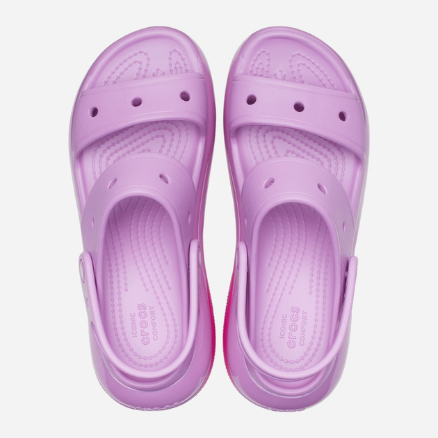 Жіночі сандалії Crocs Mega Crush 207989-6WQ 37-38 (M5/W7) 23 см Фіолетові (196265560875) - зображення 3