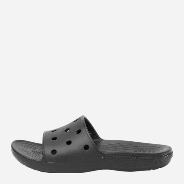 Klapki damskie basenowe Crocs Classic Slide 206121-BLK 37-38 (M5/W7) 23 cm Czarne - obraz 3