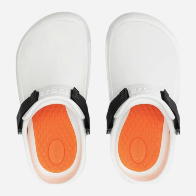 Chodaki damskie Crocs Bistro Pro Literide Clog 205669-100 38-39 (M6/W8) 24 cm Białe - obraz 5