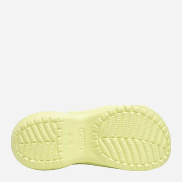 Chodaki damskie na platformie Crocs Classic Bae Clog W 206302-3U4 37-38 (M5/W7) 23 cm Jasnozielone - obraz 6