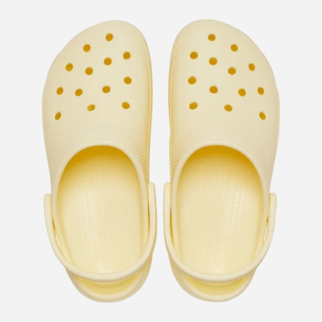 Chodaki damskie na platformie Crocs Classic Platform Clog W 206750-76O 42-43 (M9/W11) 27 cm Jasnobeżowe - obraz 3