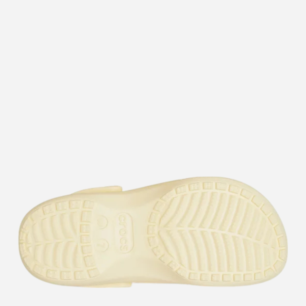 Chodaki damskie na platformie Crocs Classic Platform Clog W 206750-76O 38-39 (M6/W8) 24 cm Jasnobeżowe - obraz 5