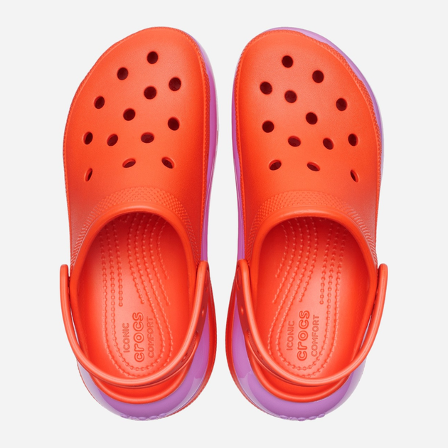 Жіночі крокси Crocs Mega Crush 207988-84J 36-37 (M4/W6) 22 см Червоні (196265652600) - зображення 3