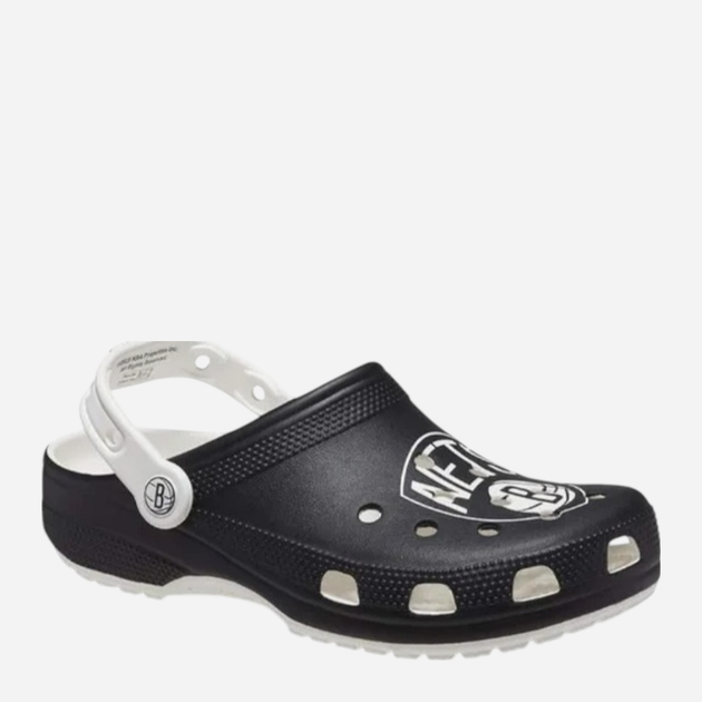Жіночі крокси Crocs NBA Brooklyn Nets Cls Clog 208651-103 39-40 (M7/W9) 25 см Чорні (196265335268) - зображення 3