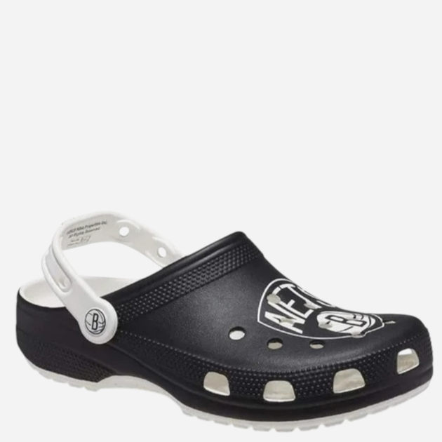 Чоловічі крокси Crocs NBA Brooklyn Nets Cls Clog 208651-103 46-47 (M12) 30 см Чорні (196265335176) - зображення 3
