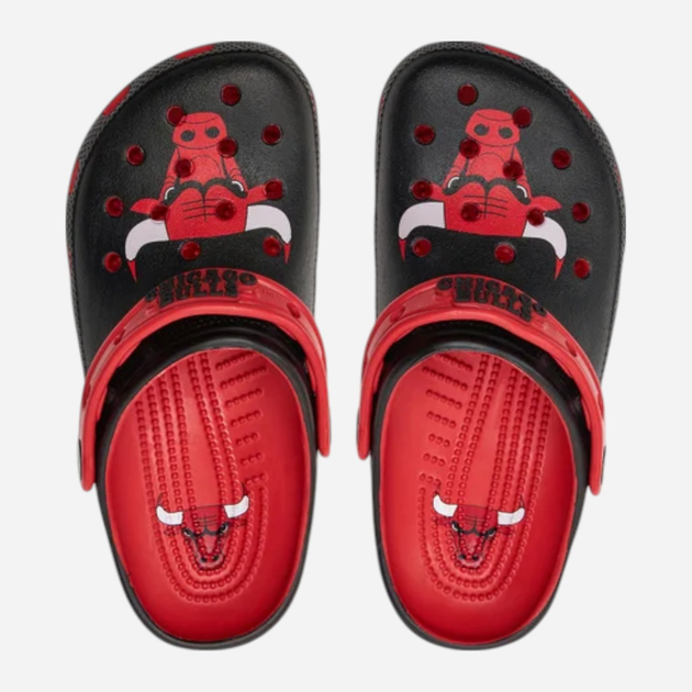 Chodaki męskie Crocs Nba Chicago Bulls Classic Clog Varsity 209441-6WC 45-46 (M11) 29 cm Czarne - obraz 4