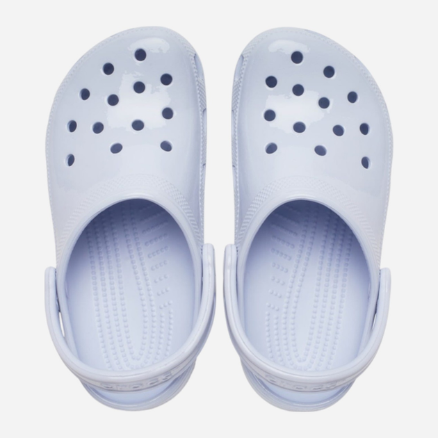 Chodaki damskie Crocs Classic High Shine Clog 209609-5AF 37-38 (M5/W7) 23 cm Jasnoniebieskie - obraz 4