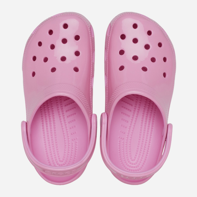 Chodaki damskie Crocs Classic High Shine Clog 209609-6WY 38-39 (M6/W8) 24 cm Jasnoróżowe - obraz 3