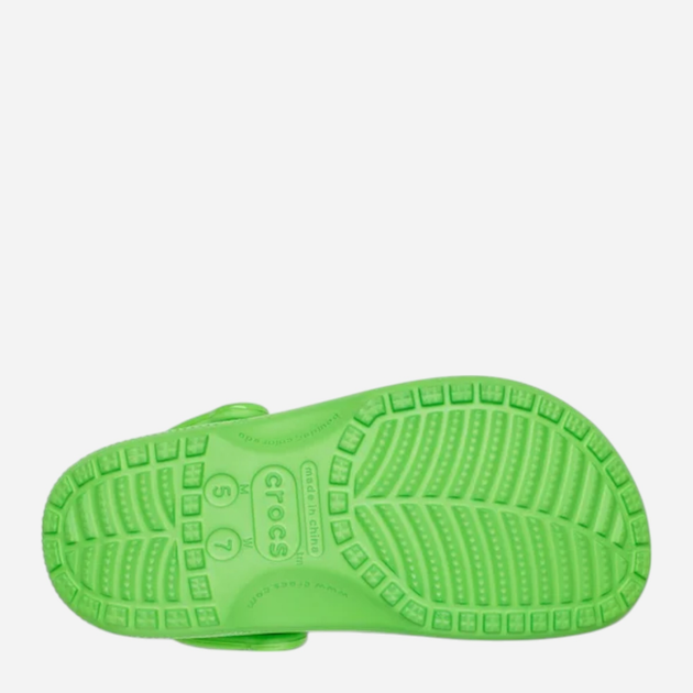 Chodaki damskie Crocs Classic Neon Hl Clog 209683-3WA 39-40 (M7/W9) 25 cm Zielone - obraz 4
