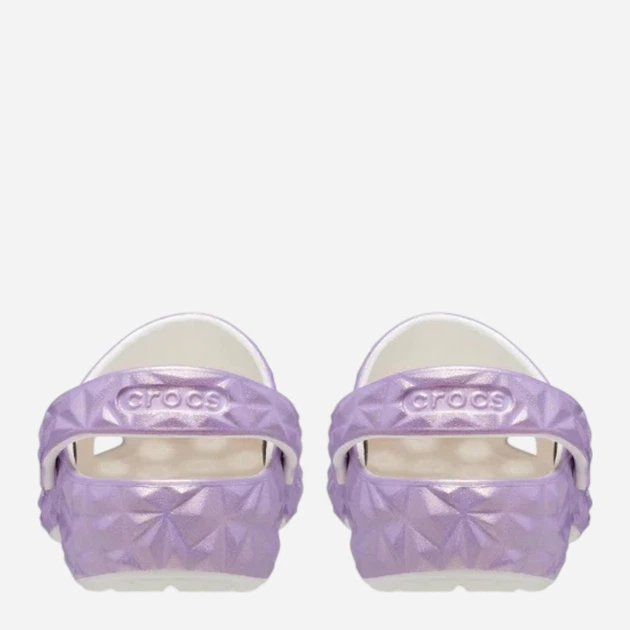 Chodaki damskie Crocs Classic Iridescent Geo Clog 209841-100 38-39 (M6/W8) 24 cm Fioletowe - obraz 5
