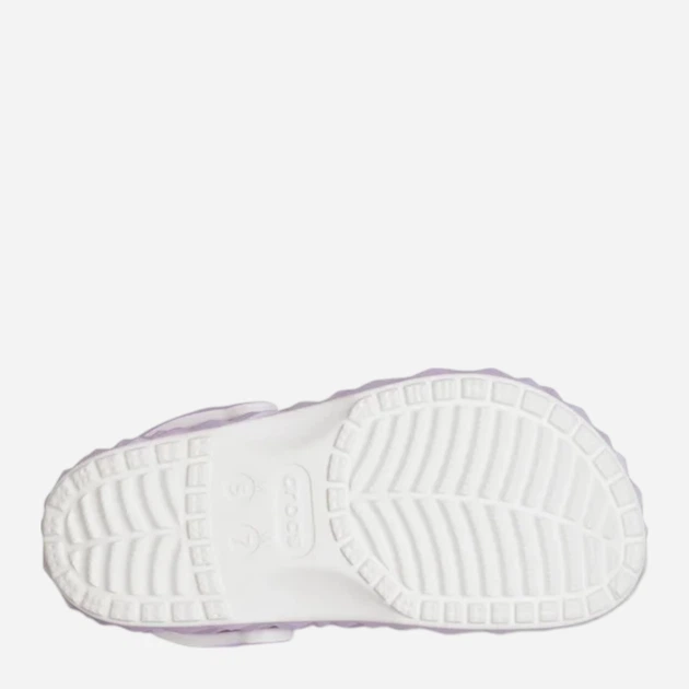 Chodaki damskie Crocs Classic Iridescent Geo Clog 209841-100 39-40 (M7/W9) 25 cm Fioletowe - obraz 6