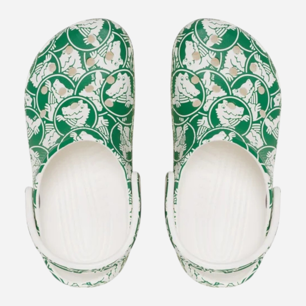 Chodaki męskie Crocs Classic Duke Print Clog 210003-3WH 46-47 (M12) 30 cm Zielone - obraz 3