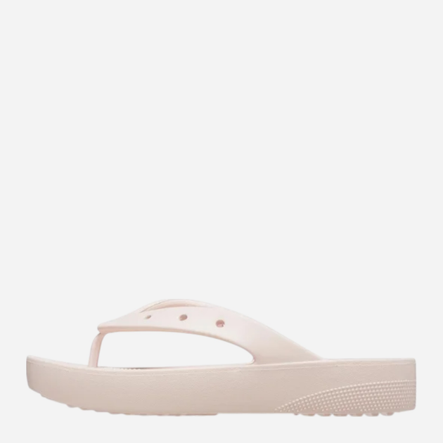 Klapki japonki damskie na platformie Crocs Classic Platform 207714-FLGO 39-40 (M7/W9) 25 cm Jasnoróżowe - obraz 3