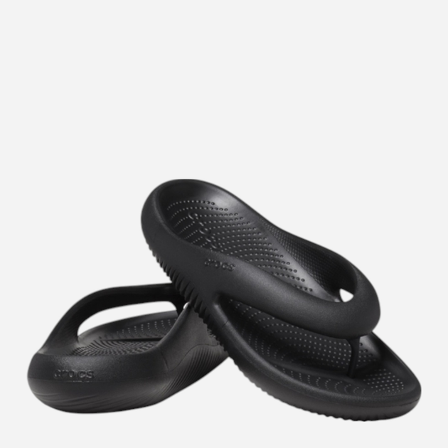 Жіночі в'єтнамки для пляжу Crocs Mellow Recovery Flip 208437-001 41-42 (M8/W10) 26 см Чорні (196265322916) - зображення 4