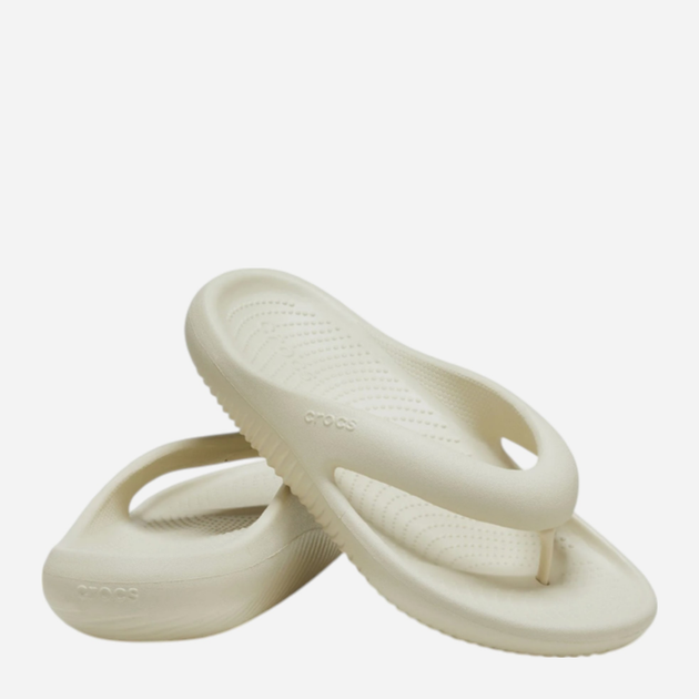 Klapki japonki damskie basenowe Crocs Mellow Recovery Flip 208437-2Y2 37-38 (M5/W7) 23 cm Beżowe - obraz 3