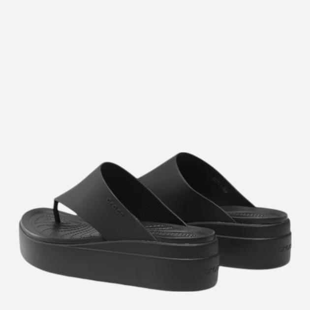 Жіночі в'єтнамки Crocs Brooklyn Flip 208727-001 38-39 (M6/W8) 24 см Чорні (196265368136) - зображення 5