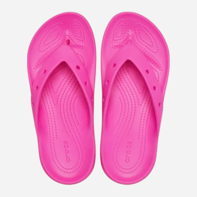 Жіночі в'єтнамки для пляжу Crocs Classic Flip V 209402-6UB 38-39 (M6/W8) 24 см Рожеві (196265530489) - зображення 5