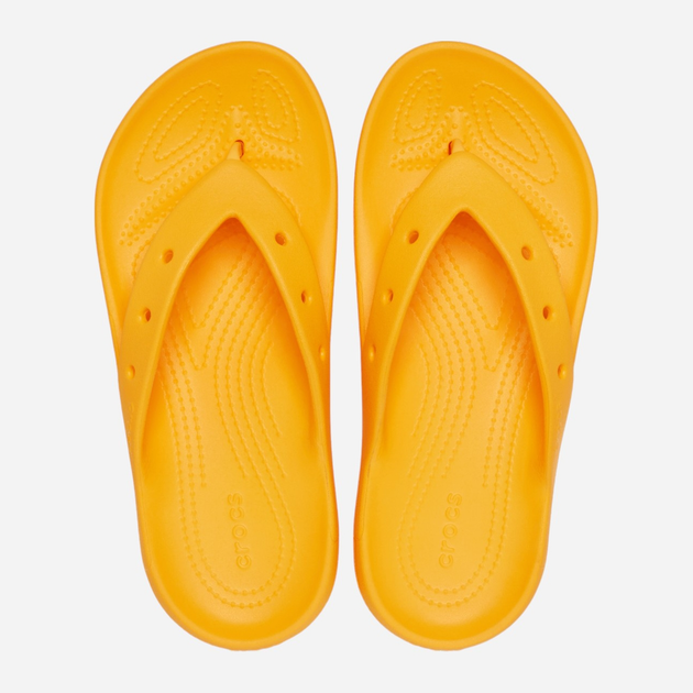 Жіночі в'єтнамки для пляжу Crocs Classic Flip V 209402-84B 38-39 (M6/W8) 24 см Жовті (196265531042) - зображення 3