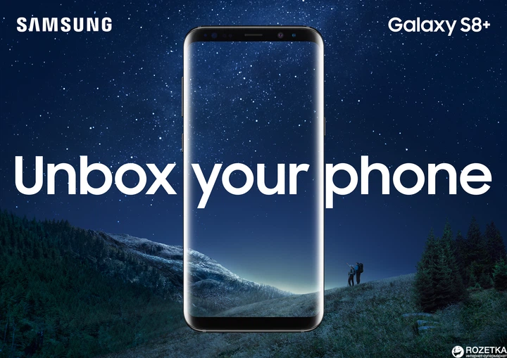 Galaxy S8+ Black 64 GB SIMフリー Мобильный телефон Samsung Galaxy S8 Plus 64GB Midnight Black