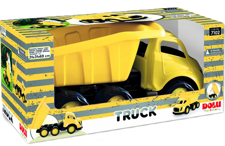 Ciężarówka Dolu Maxi Truck o długości 69 cm (8690089071026) - obraz 1