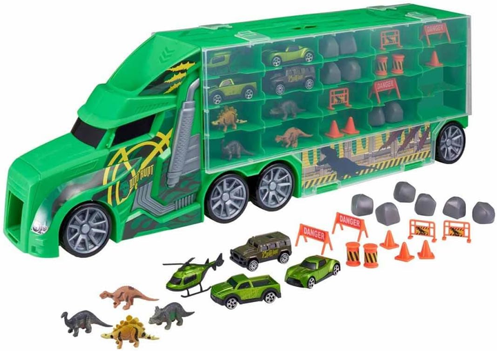 Zestaw Teamsterz Mega Duży transporter + Figurka dinozaura (5050841726411) - obraz 2