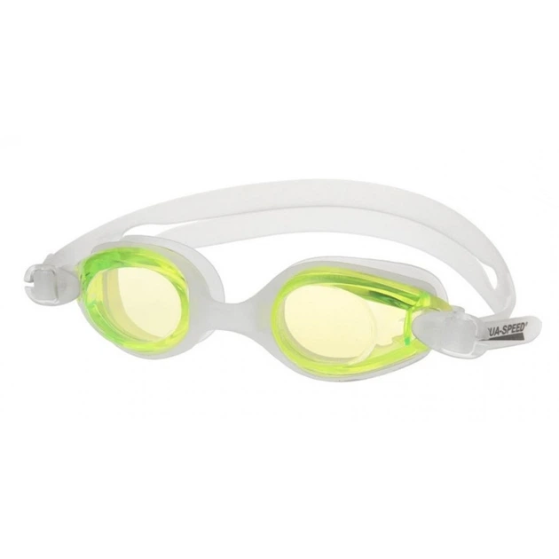 Очки для плавания ARIADNA Aqua Speed 034-30 белый зеленый, OSFM - Фото 1 Очки для плавания ARIADNA Aqua Speed 034-30 белый зеленый, OSFM - изображение 1