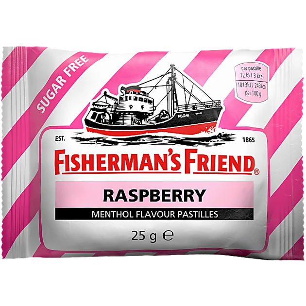 Пастилки для горла Fisherman’s Friend малинові, 25 г hals_hallon_25 - изображение 1